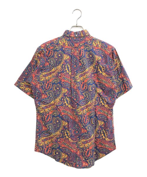 PURITAN（ピューリタン）PURITAN (ピューリタン) [古着]総柄シャツ ブルー×レッド サイズ:Mの古着・服飾アイテム