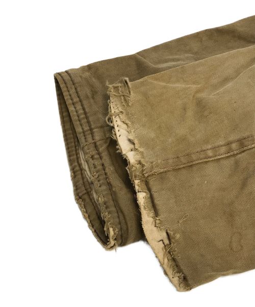 VINTAGE（ヴィンテージ）VINTAGE (ヴィンテージ/ビンテージ) [古着]カスタムブランケットマッキーノコート カーキ サイズ:表記なしの古着・服飾アイテム