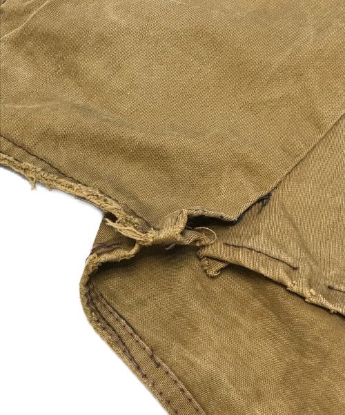 VINTAGE（ヴィンテージ）VINTAGE (ヴィンテージ/ビンテージ) [古着]カスタムブランケットマッキーノコート カーキ サイズ:表記なしの古着・服飾アイテム