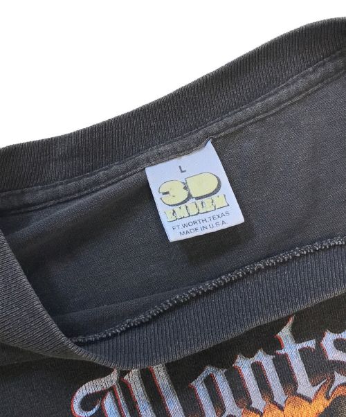 3D EMBLEM（3dエンブレム）3D EMBLEM (3dエンブレム) [古着]80’s長袖カットソー ブラック サイズ:Lの古着・服飾アイテム