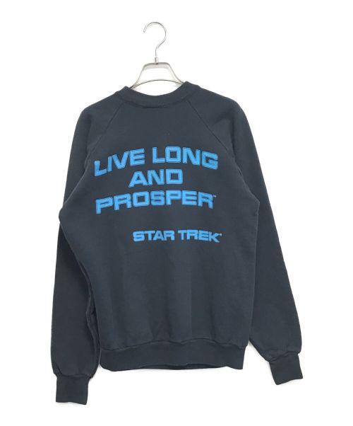 USED（ユーズド）USED (ユーズド) 90’s両面プリントスウェット ブラック サイズ:Lの古着・服飾アイテム