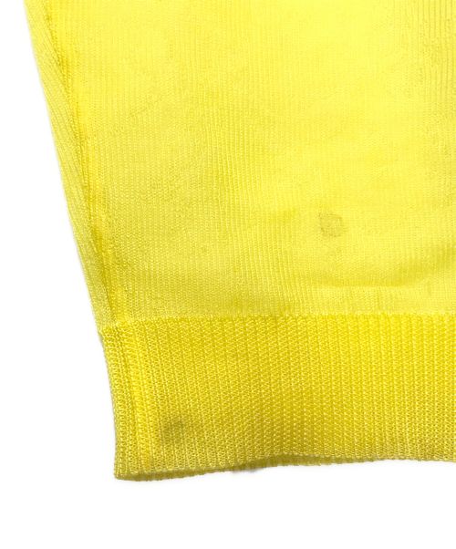 McQ Alexander McQueen（マックキュー アレキサンダーマックイーン）McQ Alexander McQUEEN (マックキュー アレキサンダーマックイーン) レイヤードシアーカットソー イエロー サイズ:Sの古着・服飾アイテム