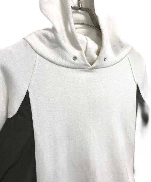 KOLOR（カラー）KOLOR (カラー) ドッキングパーカー ホワイト サイズ:2の古着・服飾アイテム