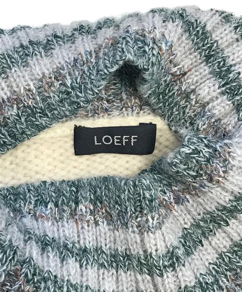 LOEFF（ロエフ）LOEFF (ロエフ) HIGHLAND W ハイネックニット ホワイト サイズ:表記なしの古着・服飾アイテム