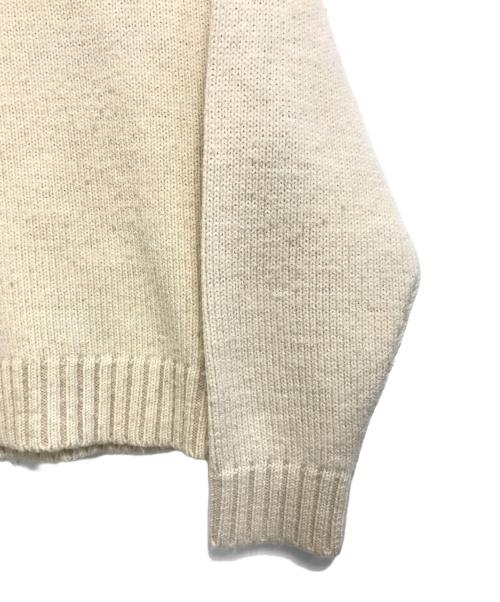 LOEFF（ロエフ）LOEFF (ロエフ) HIGHLAND W ハイネックニット ホワイト サイズ:表記なしの古着・服飾アイテム