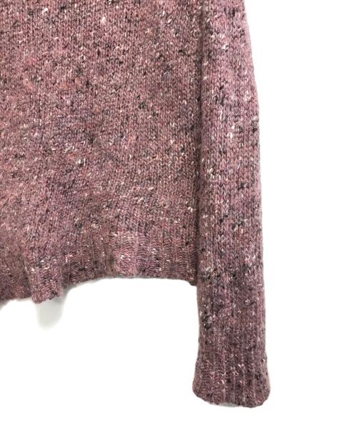 JOHN LAWRENCE SULLIVAN（ジョン ローレンス サリバン）JOHN LAWRENCE SULLIVAN (ジョン ローレンス サリバン) サイドスリットタートルネックニット ピンク サイズ:ONEの古着・服飾アイテム