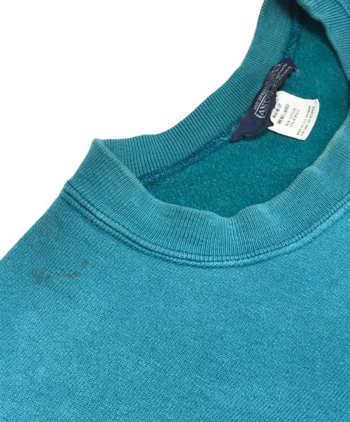 LAND'S END（ランズエンド）LAND'S END (ランズエンド) Champion (チャンピオン) リバースウィーブスウェット グリーン サイズ:Lの古着・服飾アイテム