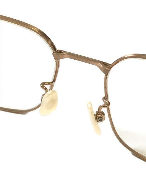 BOSTON CLUB（ボストンクラブ）BOSTON CLUB (ボストンクラブ) 伊達眼鏡 ゴールドの古着・服飾アイテム