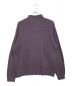 RICE NINE TEN (ライスナインテン) ハンドニット襟付きセーター パープル サイズ:表記なし：12000円
