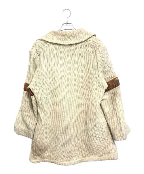 VINTAGE（ヴィンテージ）VINTAGE (ヴィンテージ/ビンテージ) ショールカラーカーディガン アイボリー サイズ:表記なしの古着・服飾アイテム