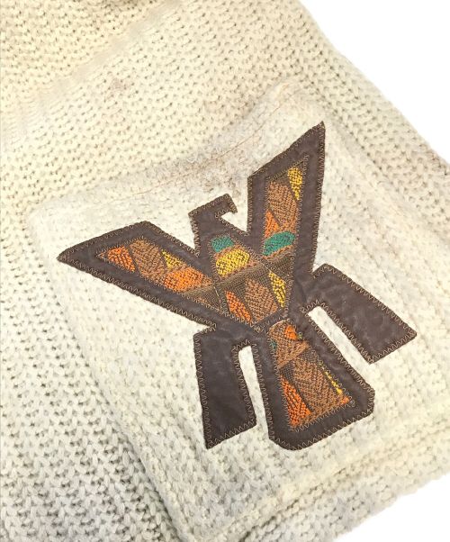 VINTAGE（ヴィンテージ）VINTAGE (ヴィンテージ/ビンテージ) ショールカラーカーディガン アイボリー サイズ:表記なしの古着・服飾アイテム