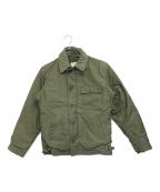 VINTAGE MILITARYヴィンテージ ミリタリー）の古着「US ARMY 80’sA-2デッキジャケット」｜グリーン