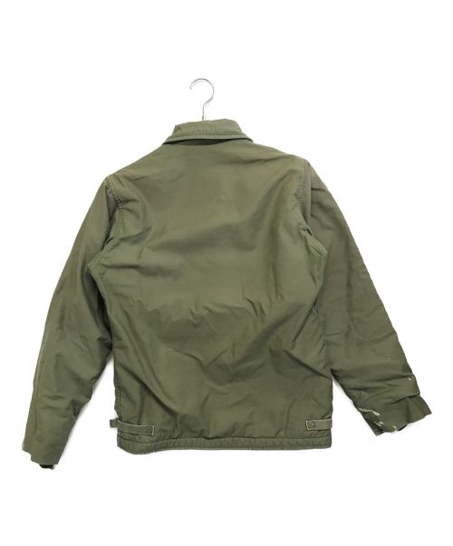 VINTAGE MILITARY（ヴィンテージ ミリタリー）VINTAGE MILITARY (ヴィンテージ ミリタリー) US ARMY 80’sA-2デッキジャケット グリーン サイズ:Sの古着・服飾アイテム