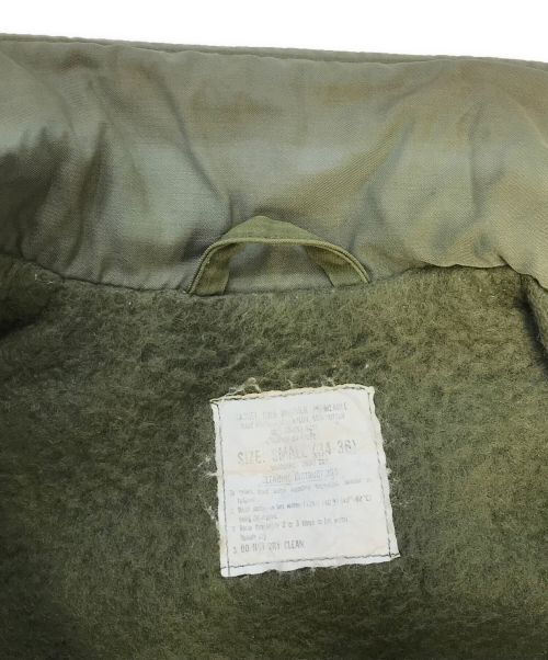 VINTAGE MILITARY（ヴィンテージ ミリタリー）VINTAGE MILITARY (ヴィンテージ ミリタリー) US ARMY 80’sA-2デッキジャケット グリーン サイズ:Sの古着・服飾アイテム