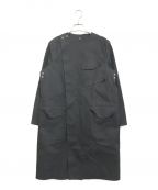 HYKE×MACKINTOSHハイク×マッキントッシュ）の古着「ゴム引きオーバーコート」｜ブラック