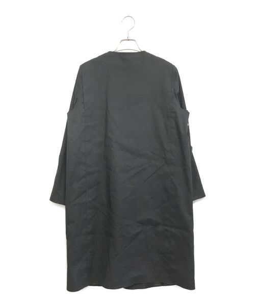 HYKE（ハイク）HYKE (ハイク) MACKINTOSH (マッキントッシュ) ゴム引きオーバーコート ブラック サイズ:1の古着・服飾アイテム