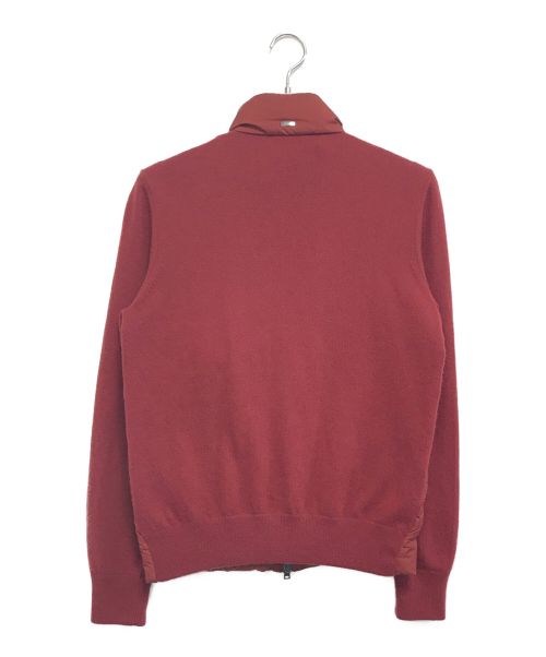 HERNO（ヘルノ）HERNO (ヘルノ) ウールパネルダウンジャケット レッド サイズ:46の古着・服飾アイテム
