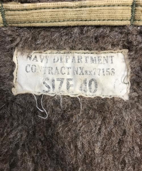 VINTAGE MILITARY（ヴィンテージ ミリタリー）VINTAGE MILITARY (ヴィンテージ ミリタリー) U'S NAVY N-1デッキジャケット カーキ サイズ:40の古着・服飾アイテム