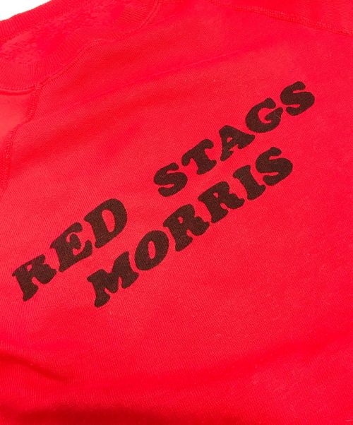 USED（ユーズド）USED (ユーズド) 70’s染込みラグランスウェット レッド サイズ:表記なしの古着・服飾アイテム