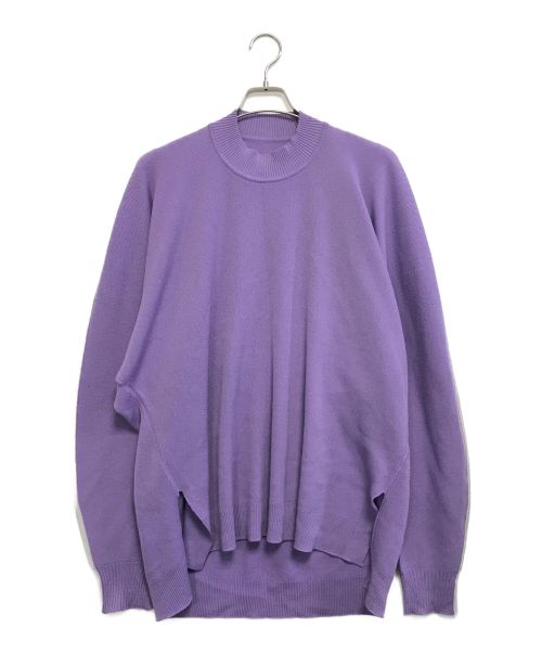 HOMME PLISSE ISSEY MIYAKE（オム プリッセ イッセイ ミヤケ）HOMME PLISSE ISSEY MIYAKE (オムプリッセ イッセイ ミヤケ) ウールニット パープル サイズ:3の古着・服飾アイテム