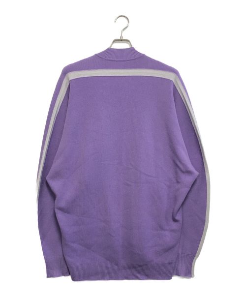 HOMME PLISSE ISSEY MIYAKE（オム プリッセ イッセイ ミヤケ）HOMME PLISSE ISSEY MIYAKE (オムプリッセ イッセイ ミヤケ) ウールニット パープル サイズ:3の古着・服飾アイテム