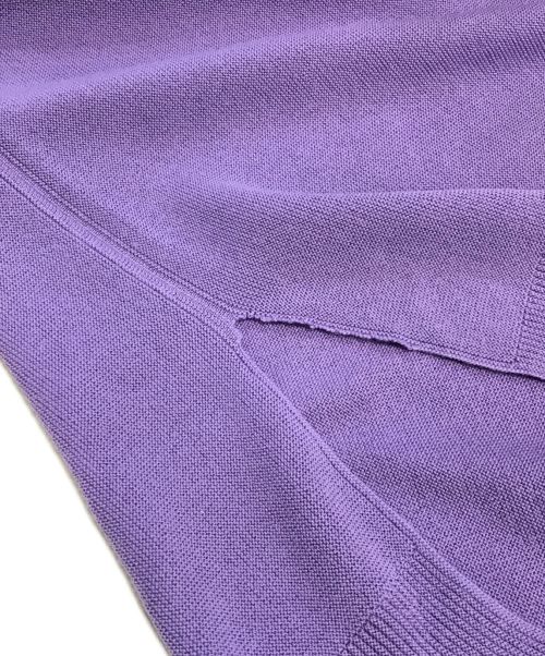 HOMME PLISSE ISSEY MIYAKE（オム プリッセ イッセイ ミヤケ）HOMME PLISSE ISSEY MIYAKE (オムプリッセ イッセイ ミヤケ) ウールニット パープル サイズ:3の古着・服飾アイテム