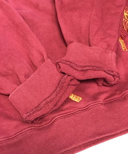 TOGA VIRILIS（トーガ ビリリース）TOGA VIRILIS (トーガ ビリリース) 刺繍スウェット レッド サイズ:48の古着・服飾アイテム