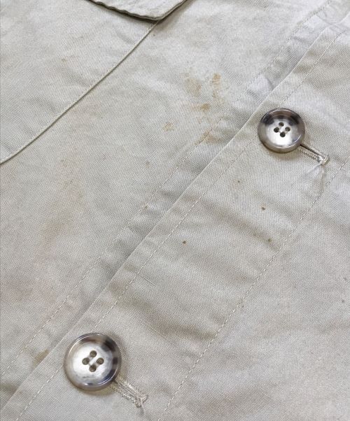 Willis&Geiger（ウィルスガイガー）Willis&Geiger (ウィルスガイガー) 80’sサファリジャケット ベージュ サイズ:42Lの古着・服飾アイテム