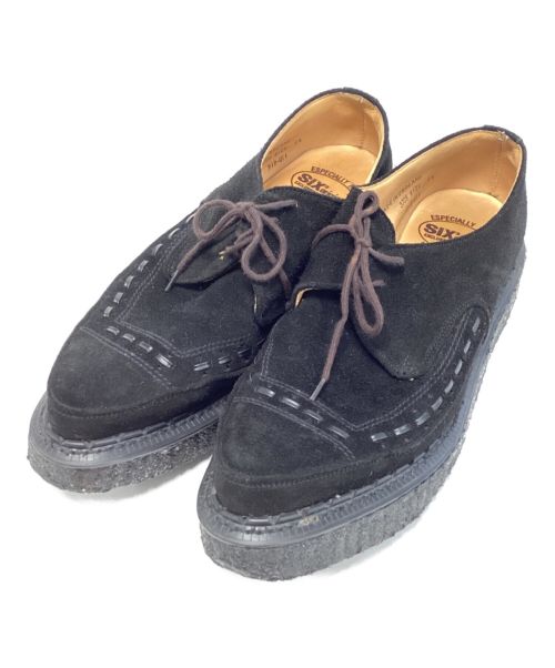 GEORGE COX（ジョージコックス）GEORGE COX (ジョージコックス) [古着]ラバーソールスエードレザーシューズ ブラック サイズ:6 1/2の古着・服飾アイテム