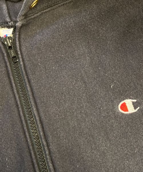 Champion（チャンピオン）Champion (チャンピオン) リバースウィーブジップパーカー ブラック サイズ:Mの古着・服飾アイテム