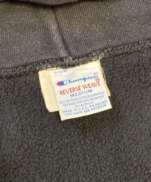 Champion（チャンピオン）Champion (チャンピオン) リバースウィーブジップパーカー ブラック サイズ:Mの古着・服飾アイテム