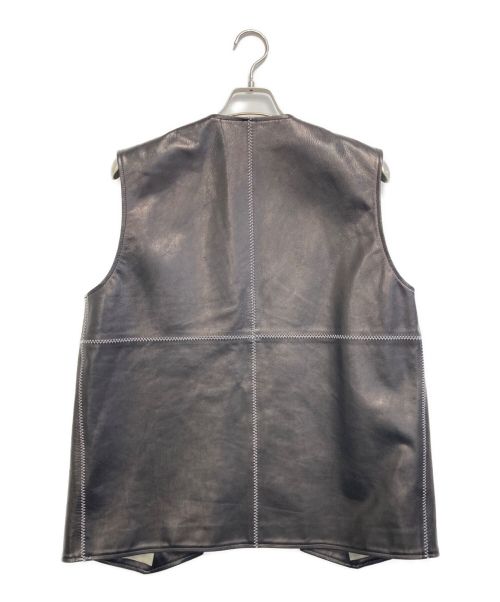 RANDY（ランディー）Randy (ランディー) レザーベスト ブラック サイズ:2の古着・服飾アイテム
