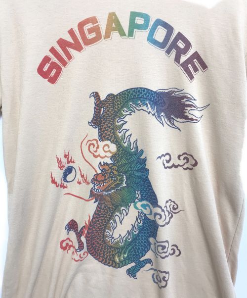 VINTAGE（ヴィンテージ）VINTAGE (ヴィンテージ) スーベニアTシャツ イエロー サイズ:40の古着・服飾アイテム