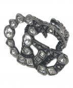 GUCCIグッチ）の古着「GGモチーフリング」｜シルバー