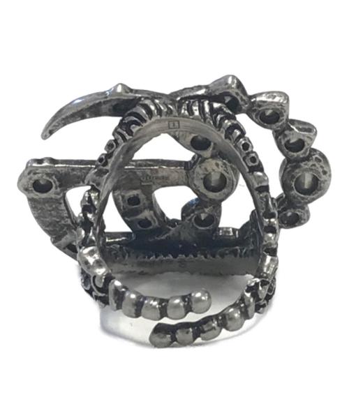 GUCCI（グッチ）GUCCI (グッチ) GGモチーフリング シルバー サイズ:Sの古着・服飾アイテム