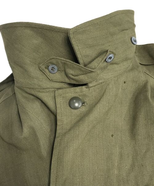 VINTAGE MILITARY（ヴィンテージ ミリタリー）VINTAGE MILITARY (ヴィンテージ ミリタリー) M-35モーターサイクルオーバーコート グリーン サイズ:9の古着・服飾アイテム