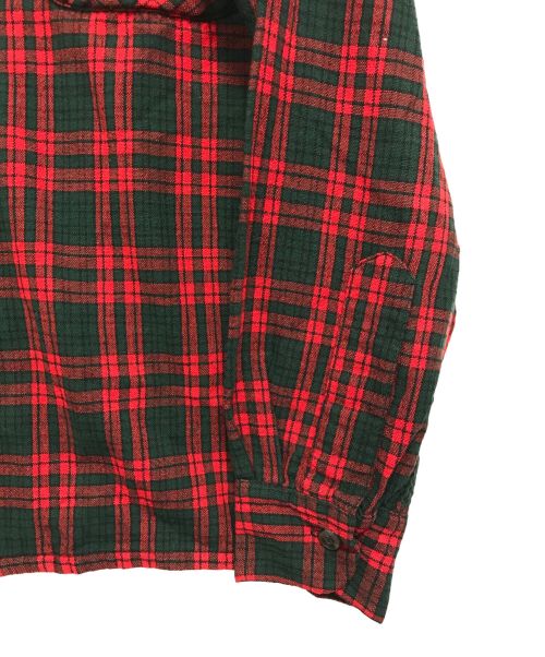 CHIPPEWA（チペワ）CHIPPEWA (チペワ) ウールシャツ レッド サイズ:Ｍの古着・服飾アイテム