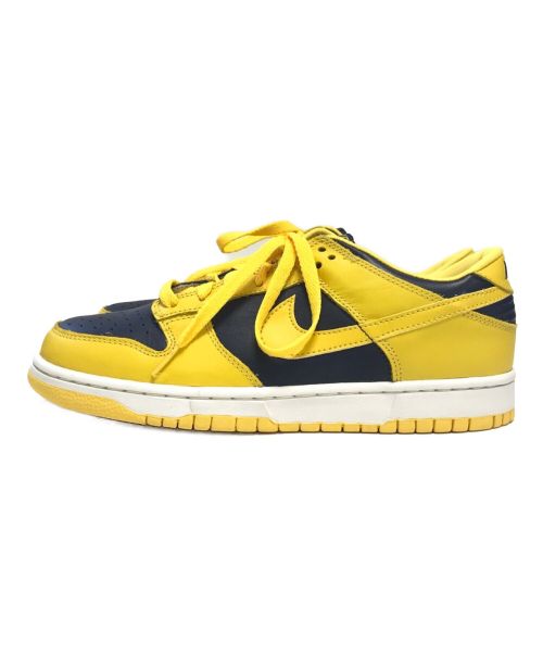 NIKE（ナイキ）NIKE (ナイキ) ローカットスニーカー イエロー×ネイビー サイズ:US9/UK8/EUR42.5/27cmの古着・服飾アイテム