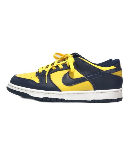 NIKE（ナイキ）NIKE (ナイキ) ローカットスニーカー イエロー×ネイビー サイズ:US9/UK8/EUR42.5/27cmの古着・服飾アイテム