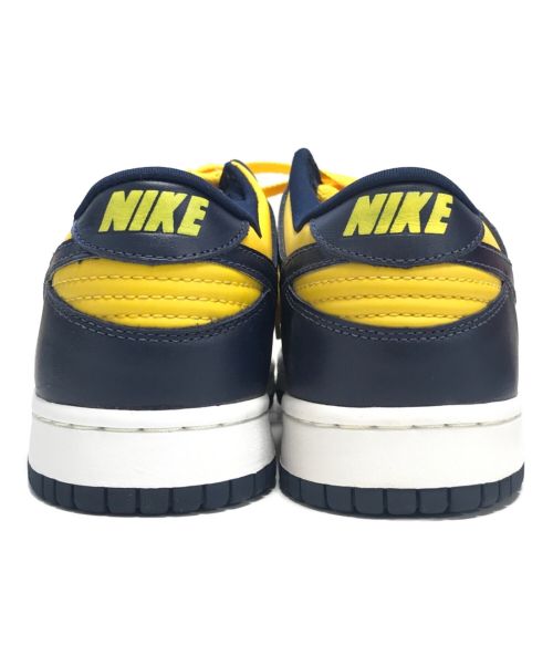 NIKE（ナイキ）NIKE (ナイキ) ローカットスニーカー イエロー×ネイビー サイズ:US9/UK8/EUR42.5/27cmの古着・服飾アイテム