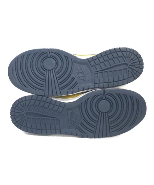 NIKE（ナイキ）NIKE (ナイキ) ローカットスニーカー イエロー×ネイビー サイズ:US9/UK8/EUR42.5/27cmの古着・服飾アイテム