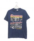 ヴィンテージTシャツヴィンテージTシャツ）の古着「Hanes(ヘインズ) フェスティバルTシャツ」｜ネイビー