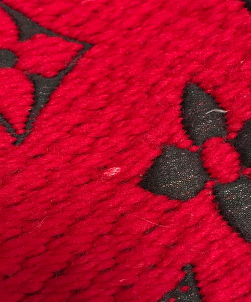 LOUIS VUITTON（ルイ ヴィトン）LOUIS VUITTON (ルイ ヴィトン) マフラー レッドの古着・服飾アイテム