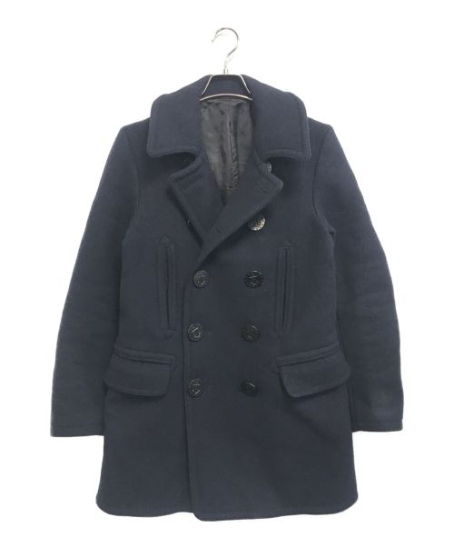 Rags McGREGOR（ラグスマックレガー）Rags McGREGOR (ラグス マクレガー) メルトンウールPコート ネイビー サイズ:Mの古着・服飾アイテム