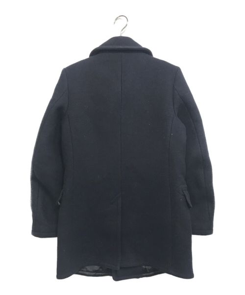 Rags McGREGOR（ラグスマックレガー）Rags McGREGOR (ラグス マクレガー) メルトンウールPコート ネイビー サイズ:Mの古着・服飾アイテム
