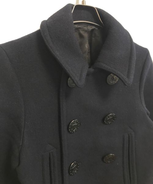 Rags McGREGOR（ラグスマックレガー）Rags McGREGOR (ラグス マクレガー) メルトンウールPコート ネイビー サイズ:Mの古着・服飾アイテム
