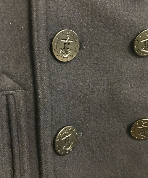 Rags McGREGOR（ラグスマックレガー）Rags McGREGOR (ラグス マクレガー) メルトンウールPコート ネイビー サイズ:Mの古着・服飾アイテム