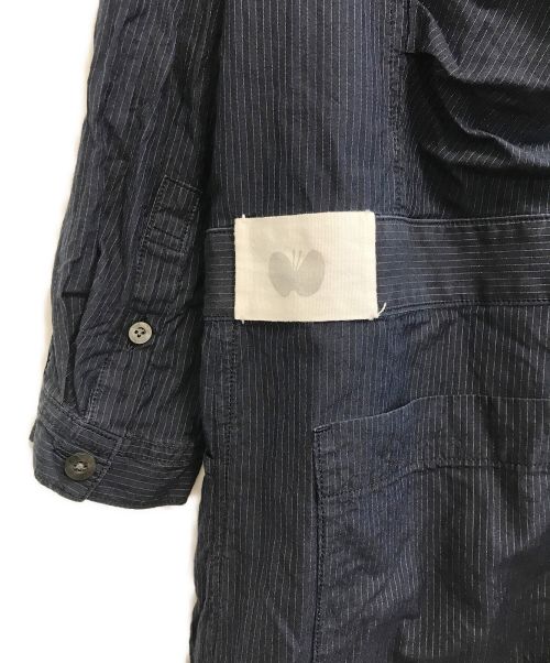 mina perhonen（ミナ ペルホネン）mina perhonen (ミナ ペルホネン) オールインワン ネイビー サイズ:36の古着・服飾アイテム