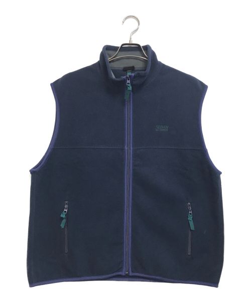 SEDAN ALL-PURPOSE（セダンオールパーパス）SEDAN ALL-PURPOSE (セダンオールパーパス) フリースベスト ネイビー サイズ:Lの古着・服飾アイテム