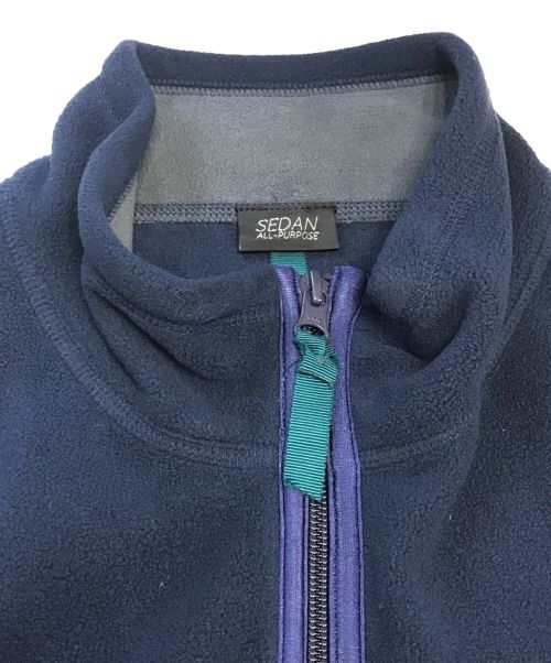SEDAN ALL-PURPOSE（セダンオールパーパス）SEDAN ALL-PURPOSE (セダンオールパーパス) フリースベスト ネイビー サイズ:Lの古着・服飾アイテム